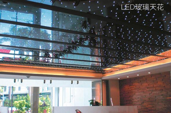 Space decoration products LED light-emitting glass